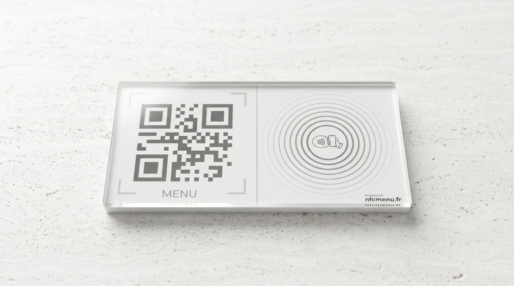 NFC + QR menü modülü — QR kod ve NFC alanı bir arada